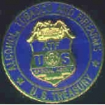 US ATF VIP BADGE LOGO PIN